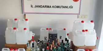 Trabzon'da 44 Litre Sahte İçki ve 70 Litre Bandrolsüz Etil Alkol Ele Geçirildi