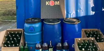 Aydın'da Sahte İçki Operasyonu: 374 Litre Ele Geçirildi