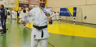 Fatih Dağıstanlı, Veteranlar Judo Balkan Şampiyonası'nda Gümüş Madalya Kazandı