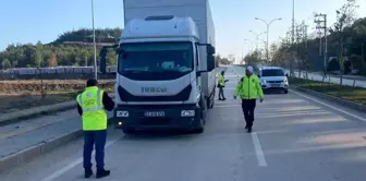 Osmaneli'nde Kış Tedbirleri İçin Trafik Denetimi Yapıldı