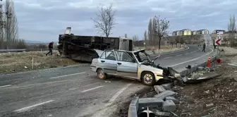 Ürgüp'te Minibüs ve Otomobil Çarpıştı: 1 Ölü, 23 Yaralı