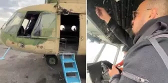 Suriyeli muhalifler, Esad'dan ele geçirdikleri helikopterleri video izleyerek öğreniyor