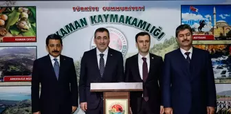 Cumhurbaşkanı Yardımcısı Yılmaz, Kırşehir'de Kaman Kaymakamlığı ve Belediyesini Ziyaret Etti