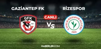 Gaziantep FK Rizespor CANLI izle! (ŞİFRESİZ) Gaziantep FK Rizespor maçı hangi kanalda?