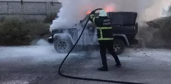 Hatay'da Seyir Halindeki Cipte Yangın Çıktı