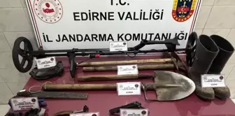 Edirne'de Kaçak Kazı Yapan İki Kişi Yakalandı