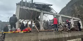 Trabzon'da İnşaatta Göçük: 3 İşçi Hastaneye Kaldırıldı