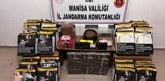 Manisa'da Kaçak Sigara Operasyonu: 15 Bin Makaron ve 40 Kilogram Tütün Ele Geçirildi