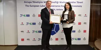 Melikgazi Belediyesi, Avrupa Yönetişim Mükemmelliği Ödülünü Aldı