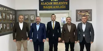 SASKİ Genel Müdürü Bahattin Yanık, Alaçam Belediye Başkanı'nı Ziyaret Etti