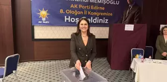 Belgin İba, AK Parti Edirne İl Başkanlığına Yeniden Seçildi