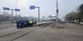 Aydın'da Tren Kazasında Bir Kadın Ağır Yaralandı