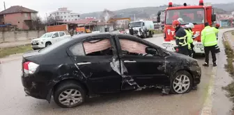 Samsun'da Otomobil Devrildi: 3 Yaralı