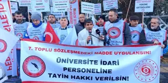 ÜNİPERSEN'den Tayin Sorunu İçin Eylem