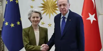 Erdoğan, Ursula von der Leyen ile Beştepe'de bir araya geldi