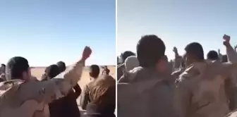 Irak'a kaçan Esad güçleri protesto düzenledi! Talepleri geri dönmek