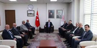 TBMM Başkanı Numan Kurtulmuş Konya'da Valilik ve Büyükşehir Belediyesi'ni Ziyaret Etti