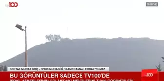 İsrail askerlerinin Golan'daki mevzileri ilk kez tv100 tarafından görüntülendi