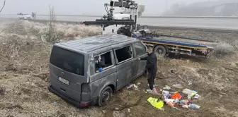 Almanya'dan Memleketine Dönüş Yolunda Trafik Kazası