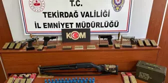 Tekirdağ'da Silah Kaçakçılığı Operasyonu: 7 Zanlı Yakalandı