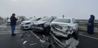 Diyarbakır'da 13 araç birbirine girdi! Çok sayıda yaralı var