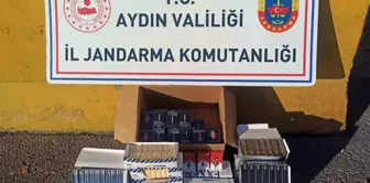 Aydın'da Yol Kontrol Noktasında 305 Paket Kaçak Sigara Ele Geçirildi