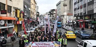 İsrail'in Gazze Saldırılarına Karşı Üsküdar Meydanı'nda Protesto Düzenlendi