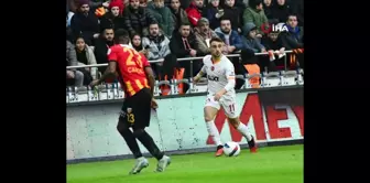 Trendyol Süper Lig'de Kayserispor - Galatasaray İlk Yarı Sonucu: 1-2