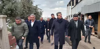 Ferhat Nasıroğlu, Yangın Gören Mobilya Fabrikasını Ziyaret Etti