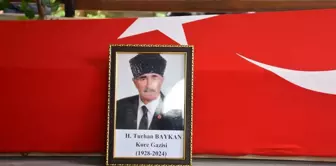 Kore Gazisi Hüseyin Turhan Baykan Son Yolculuğuna Uğurlandı