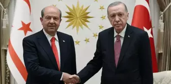 Cumhurbaşkanı Erdoğan, KKTC Cumhurbaşkanı Tatar ile Görüştü