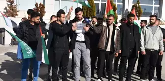 Şırnak Üniversitesi Öğrencileri, Gazze'ye Yönelik Saldırılara Protesto Düzenledi