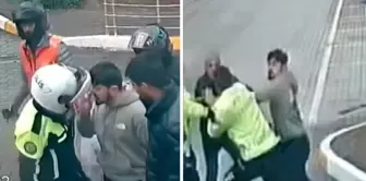 Denetimden kaçan sürücü saldırdığı polisin burnunu kırdı