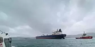 İstanbul Boğazı'nda Tanker Arızası, Gemi Trafiği Askıya Alındı