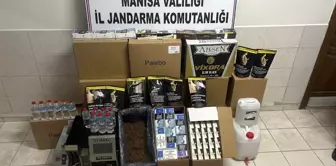 Akhisar'da Jandarma Kaçak Alkol ve Makaron Sigaraya Geçit Vermedi