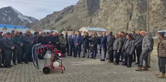 Erzurum'da Üreticilere Hibe Süt Sağım Makineleri Dağıtıldı