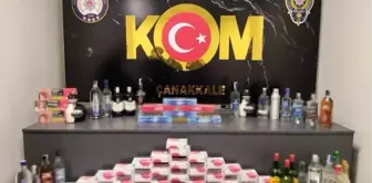 Çanakkale'de Kaçak Alkol ve Sigara Operasyonu