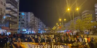 Diyarbakır'da Gazze İçin Protesto Yürüyüşü