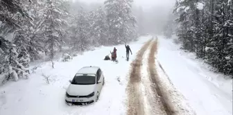 Ulus Dağı Karla Kaplandı