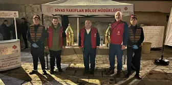 Sivas'ta Regaip Kandili'nde Salep İkramı