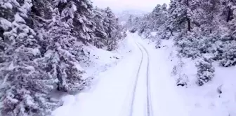 Çameli'de Karlı Manzaralar Kartpostal Gibi