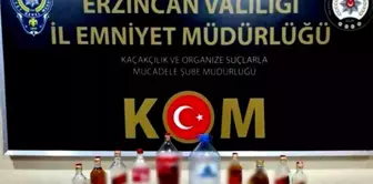 Erzincan'da Kaçak ve El Yapımı Alkol Denetimi