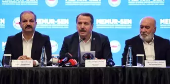 Memur-Sen Genel Başkanı Yalçın: 'Bir an önce memur ve memur emeklisine refah payı verilmeli'