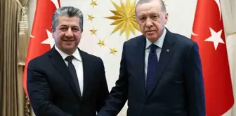 Cumhurbaşkanı Erdoğan, IKBY Başbakanı Mesrur Barzani'yi kabul etti