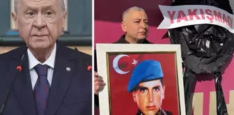 Şehit aileleri, MHP İl Başkanlığı önüne 'Yakışmadı' yazılı siyah çelenk bıraktı