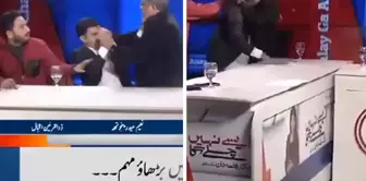 They clashed with each other live on air in Pakistan.