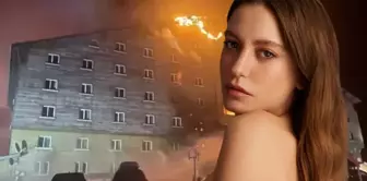 Serenay Sarıkaya's post about the fire disaster drew reactions.