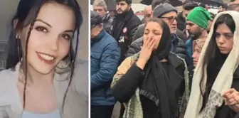 Şevval's mother bid farewell to her daughter's funeral with kisses after she jumped from the 12th floor during the fire.