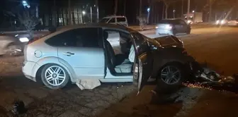 Traffic accident in Çubuk: 4 people injured.