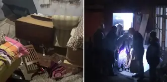 A terrifying incident in Istanbul at midnight: The floor of the room where the elderly woman was sleeping collapsed, and the house was sealed off.